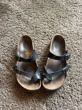 Black women’s Birkenstock sandals